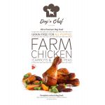 DOG’S CHEF Farm Chicken with Carrots & Peas for ALL PUPPIES 12 (0,5 kg ZADARMO) kg