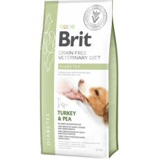 Brit Veterinary Diets GF dog Diabetes 12 kg