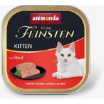 Animonda Vom Feinsten cat Kitten hovädzie bal. 16x 100 g