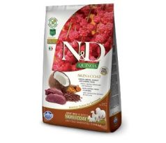 Farmina N&D dog GF QUINOA Skin&Coat Venison