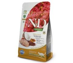 Farmina N&D cat GF QUINOA Skin&Coat Quail