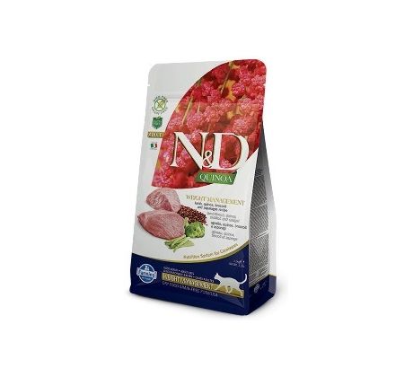Farmina N&D cat GF QUINOA Weight Managment Lamb