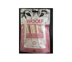 Pamlsok Woolf Dog Chicken & Codfish Soft Sandwich LONG 100 g