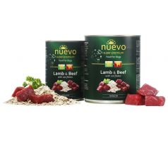 NUEVO dog Senior Lamb & Oat Flakes 6x 400 g