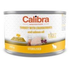 Calibra cat Konzerva - Sterilised morka + lososový olej 200 g