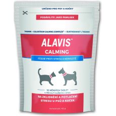 ALAVIS Calming pre psov a mačky 45 g/30 žuvacích tabliet