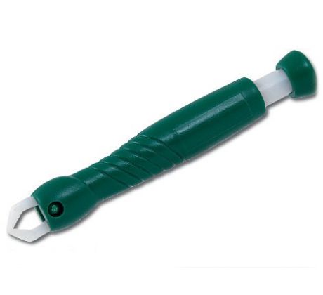 Plastová pinzeta na kliešte zelená 10 cm