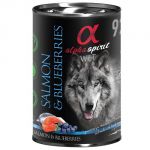 Alpha Spirit Wet - Losos s čučoriedkami 400g