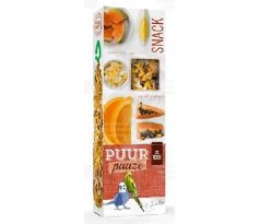 PUUR pauze seed sticks budgie - lahodné tyčinky s exotickým ovocím 60 g
