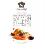 DOG’S CHEF Wild Salmon fillets with Vegetables for LARGE BREED PUPPIES