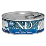 Farmina N&D cat OCEAN Sea Bass & Squid Shrimps konzerva 80 g