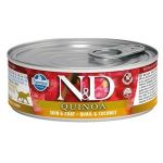 Farmina N&D cat QUINOA Quail & Coconut konzerva 80 g
