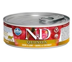 Farmina N&D cat QUINOA Quail & Coconut konzerva 80 g