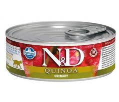 Farmina N&D cat QUINOA Urinary konzerva 80 g