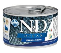 Farmina N&D dog OCEAN Herring & Shrimps konzerva