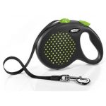 Vodítko Flexi Design M-L páska 5 m zelené (do 50 kg)
