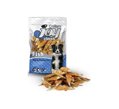 CALIBRA Joy DOG Classic Fish & Chicken Slice 80g