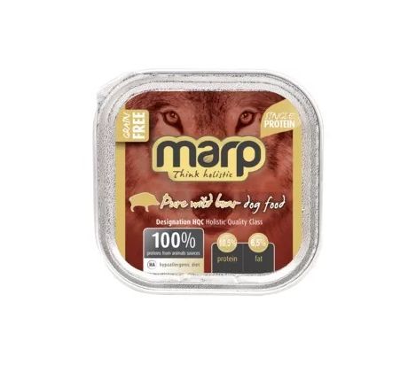 Marp Wild Boar vanička pre psov s diviakom 100g