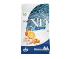 Farmina N&D dog OCEAN PUMPKIN (GF) adult mini, codfish & orange