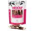 Pamlsok Woolf Dog Duck and Rawhide Twister 100g