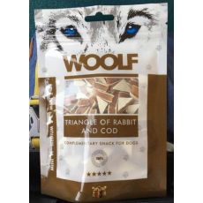 Pamlsok Woolf Dog Rabbit and Cod Triangle 100 g