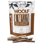 Pamlsok Woolf Dog Soft Rabbit and Pollock Sandwich LONG 100g