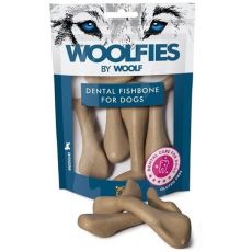 Pamlsok Woolfies Dental Fishbone M 200g