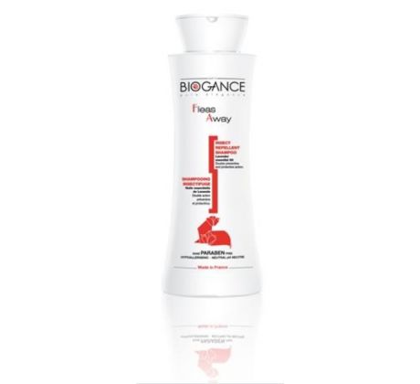 Šampón BIOGANCE Fleas Away Cat 250 ml (Repelentný proti parazitom pre mačky)