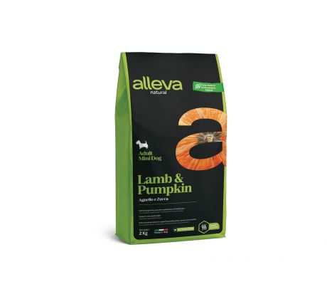 Alleva NATURAL dog lamb&pumpkin adult mini