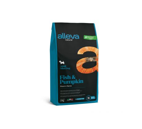 Alleva NATURAL dog fish&pumpkin adult mini