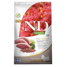 Farmina N&D dog GF QUINOA adult mini neutered duck, broccoli&asparagus 2,5 kg