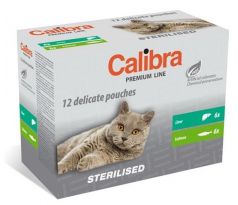 Calibra Premium cat - Sterilised Multipack 12 x 100 g
