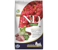 Farmina N&D dog QUINOA (GF) adult mini, digestion, lamb
