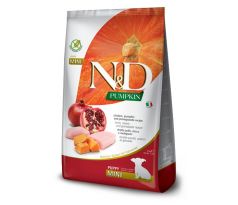 Farmina N&D dog PUMPKIN GF puppy mini, chicken & pomegranate