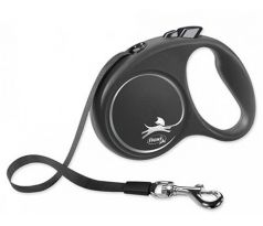 Vodítko Flexi Black Design L páska 5 m (do 50 kg)