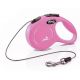 Vodítko Flexi Classic NEW S lanko 5 m ružové (do 12 kg)