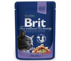 BRIT Premium cat Kapsička Adult Cod Fish 100 g
