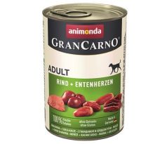 Animonda GRANCARNO dog adult hovädzie a kačacie srdiečka konzerva