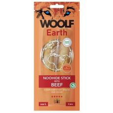 Pamlsok Woolf Dog Earth NOOHIDE L Sticks with Beef 85 g