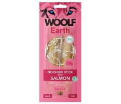Pamlsok Woolf Dog Earth NOOHIDE L Sticks with Salmon 85 g