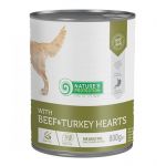 Natures P KONZERVA dog adult Beaf & Turkey hearts 800 g