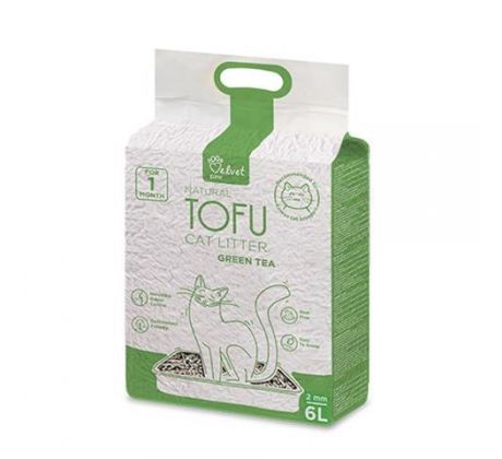 Podstielka pre mačky Tofu s extraktom zo zeleného čaju 6 l