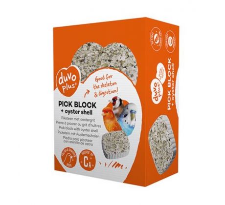 Blok s ustricovým gritom pre vtáky 200g