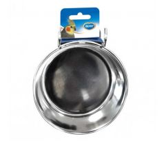 Miska závesná do klietky pre vtáky priemer 9 cm, objem 330 ml