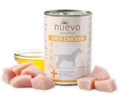 NUEVO dog Sensitive 100% Chicken bal. 6 x 400 g konzerva