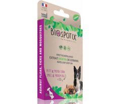 BIOGANCE Biospotix Dog spot-on S-M s repelentným účinkom 5 x 1 ml