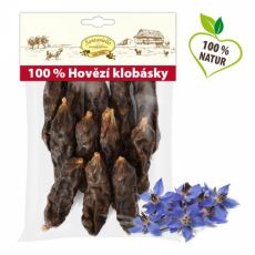 Klobásky z hovädzieho mäsa, 100 g