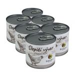 BOHEMIA Slepačí vývar s kúskami mäsa 6x 140ml