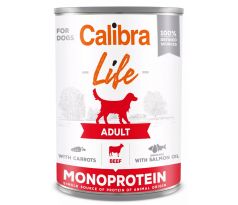 Calibra KONZERVA dog Adult Life Beef & Carrots 6 x 400g