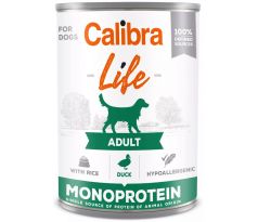 Calibra KONZERVA dog Adult Life Duck & Rice 6 x 400g